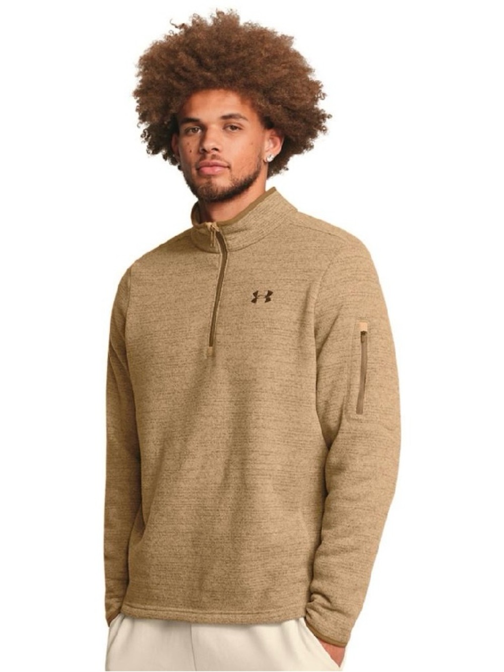 Under Armour Expanse Specialist Fleece Performance Quarter-Zip Pullover Sweater